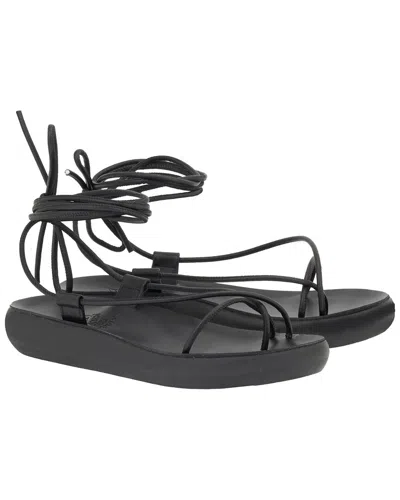 Ancient Greek Sandals Diakopes Comfort Sandal In Black