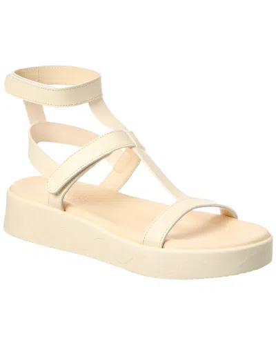 Ancient Greek Sandals Efrosini Leather Sandal In White
