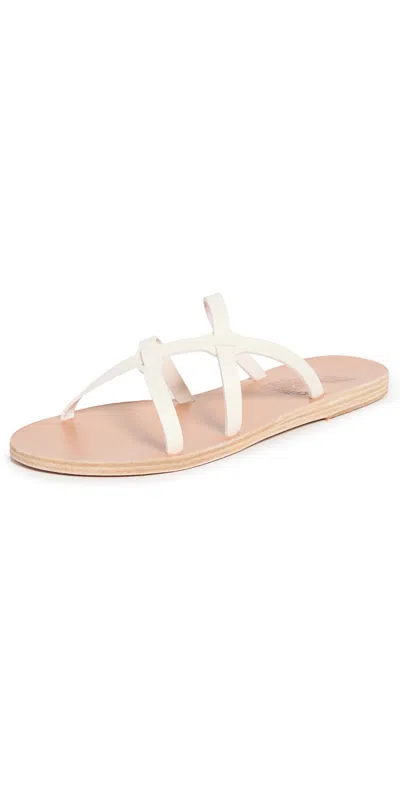 Ancient Greek Sandals Egopi Slides Off White