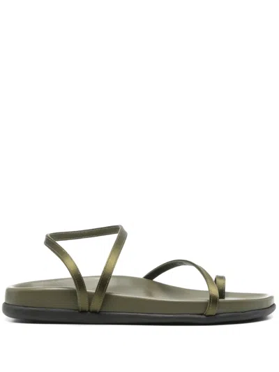 Ancient Greek Sandals Eleftheria Sandals In 绿色