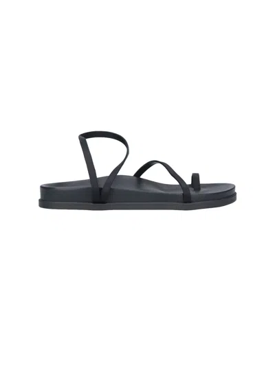 Ancient Greek Sandals Eleftheria Sandals In Black
