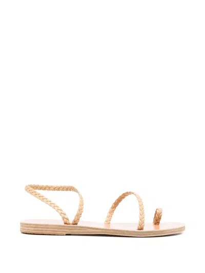 Ancient Greek Sandals Eleftherria Women's Flat Sandals In Neutral