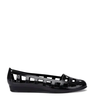 Ancient Greek Sandals Elli Jelly Ballerina Shoes In Black