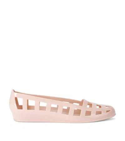 Ancient Greek Sandals Elli Jelly Ballerina Shoes In Blush