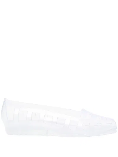 Ancient Greek Sandals Elli Jelly Ballerina Shoes In White