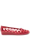 Ancient Greek Sandals Elli Jelly Ballerina Shoes In 红色
