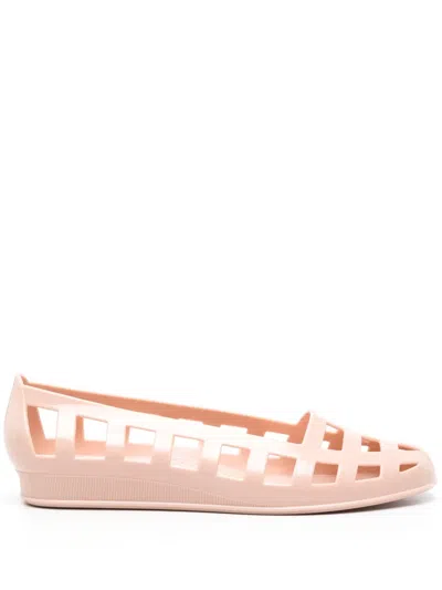 Ancient Greek Sandals Elli Jelly Ballerina Shoes In Blush