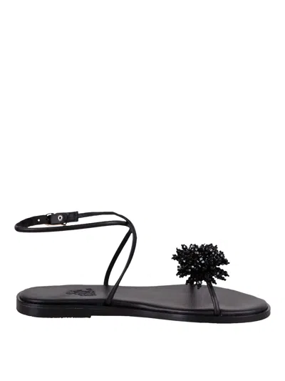 Ancient Greek Sandals Emma Sandals In Black