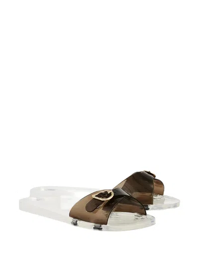 Ancient Greek Sandals Filia Jelly Buckle-detail Slides In Multi