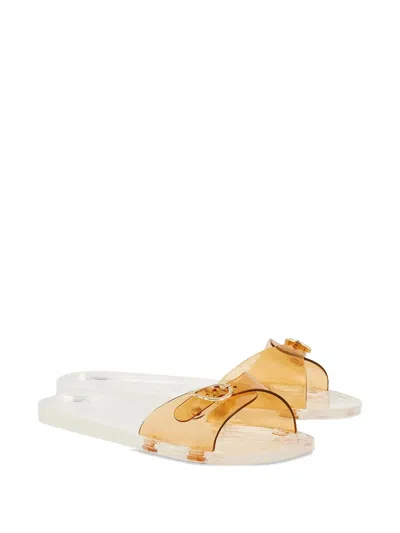 Ancient Greek Sandals Filia Jelly Buckle-detail Slides In Multi