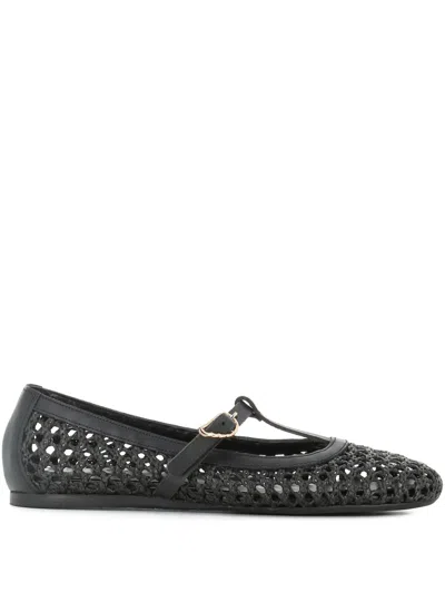 Ancient Greek Sandals Flat Ballerina Shoes In Black