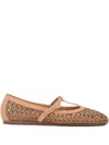 Ancient Greek Sandals Aerati Ballerina Flats In Brown