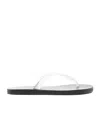 Ancient Greek Sandals Transparent Saionara Jelly Sandals In White