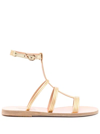 Ancient Greek Sandals Frigia Strappy Sandals In Gold