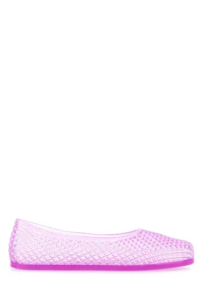 Ancient Greek Sandals Iro Transparent Jelly Ballerina Flats In Lilac