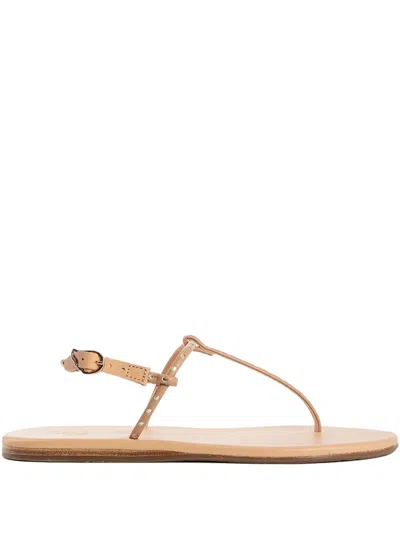 Ancient Greek Sandals Galaxy Studded Sandals In Neutral