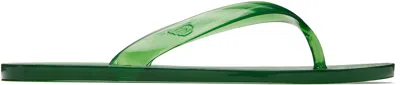 Ancient Greek Sandals Green Jelly Flip-flops