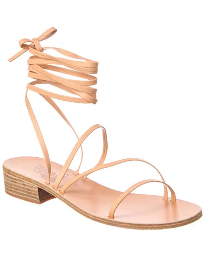 ANCIENT GREEK SANDALS ANCIENT GREEK SANDALS HARA HEEL LEATHER SANDAL