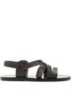 Ancient Greek Sandals Hercules Sandals In Brown