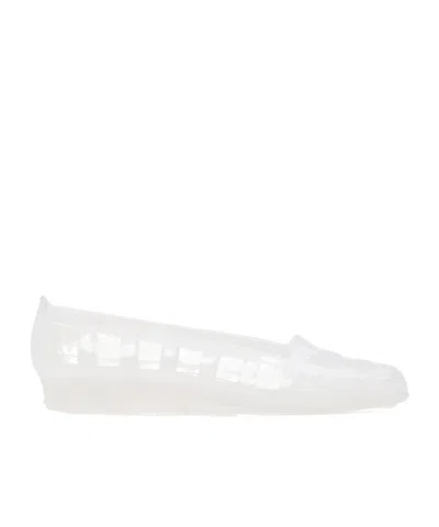 Ancient Greek Sandals Hollow Flat Shoes In White