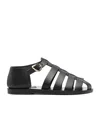 Ancient Greek Sandals Homeria Flat Sandal In Black