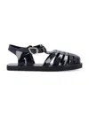 Ancient Greek Sandals Black Sandals In Black