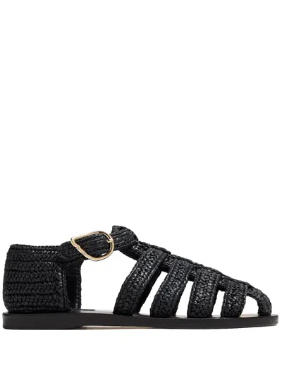 Ancient Greek Sandals Homeria Sandals In Black