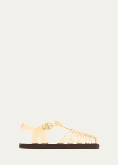 ANCIENT GREEK SANDALS HOMERIA TRANSPARENT JELLY FISHERMAN SANDALS