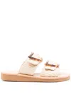 Ancient Greek Sandals Iaso Sandalen Aus Stroh In Nude