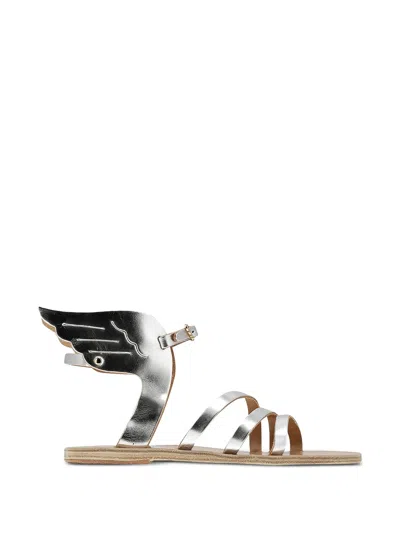 Ancient Greek Sandals Ikaria Winged Strap Sandals In Gray