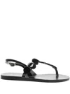 Ancient Greek Sandals Ilios Sandals In Black