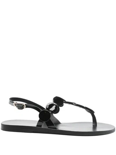 Ancient Greek Sandals Ilios Sandals In Black