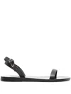 Ancient Greek Sandals Irida Flat Vachetta Sandals In Black