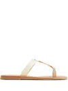 Ancient Greek Sandals Iris Sandals In White