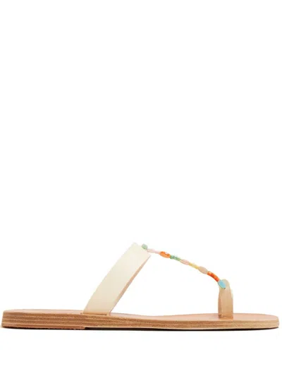 Ancient Greek Sandals Iris Sandals In White