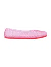 Ancient Greek Sandals Round-head Flat Shoes In Pink