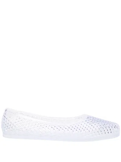 Ancient Greek Sandals Iro Jelly Ballerina Shoes In Beige