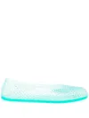 Ancient Greek Sandals Iro Jelly Ballerinas In Blue
