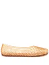 Ancient Greek Sandals Iro Transparent Jelly Ballerina Flats In Nude
