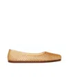 Ancient Greek Sandals Tan Iro Ballerina Flats In Caramel Color