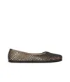 Ancient Greek Sandals Jelly Crystal-embellished Iro Ballet Flats In Gray