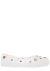 Ancient Greek Sandals Iro Embellished Rubber Ballet Flats
