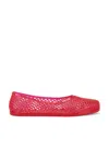 Ancient Greek Sandals Jelly Iro Ballet Flats In Red