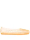 Ancient Greek Sandals Iro Jelly Ballerina Shoes In Orange