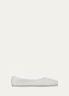 Ancient Greek Sandals Mesh Ballerina Flats Transparent Rubber Design