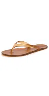 Ancient Greek Sandals Jelly Flip Flops Caramel
