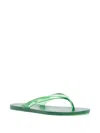 Ancient Greek Sandals Saionara Jelly Pvc Flip Flops In Green