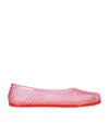 Ancient Greek Sandals Iro Jelly Ballerina Shoes In Pink