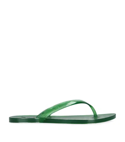 Ancient Greek Sandals Jelly Saionara Flip Flops In Green