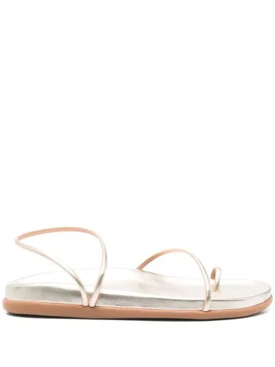 Ancient Greek Sandals Kansiz Footbed Sandals In Gold